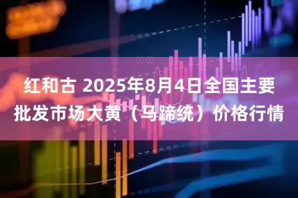红和古 2025年8月4日全国主要批发市场大黄（马蹄统）价格行情