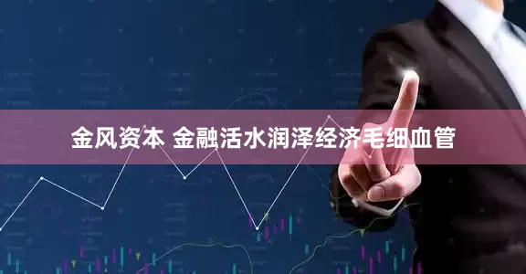 金风资本 金融活水润泽经济毛细血管